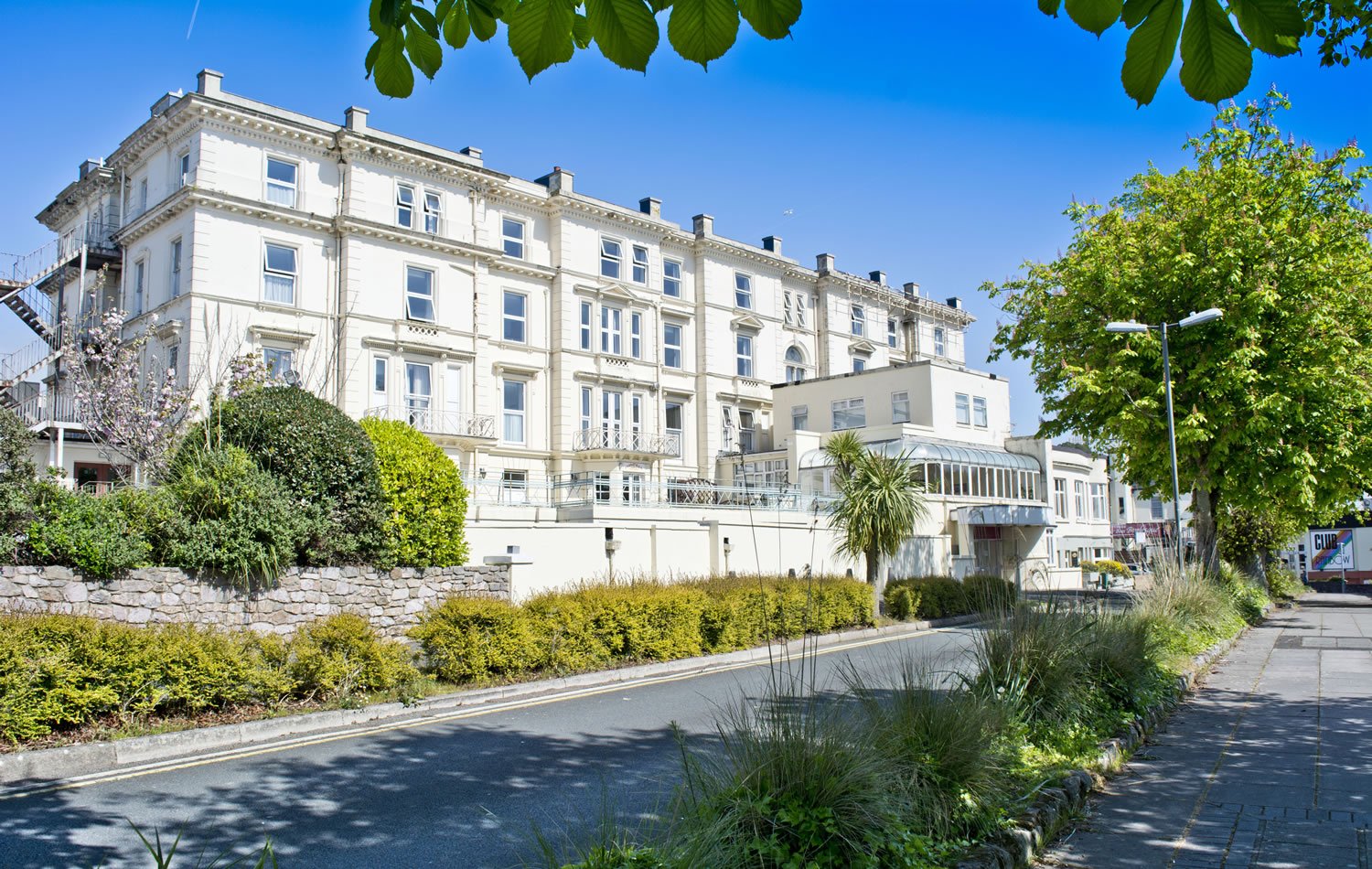 view of the Victoria Hotel
